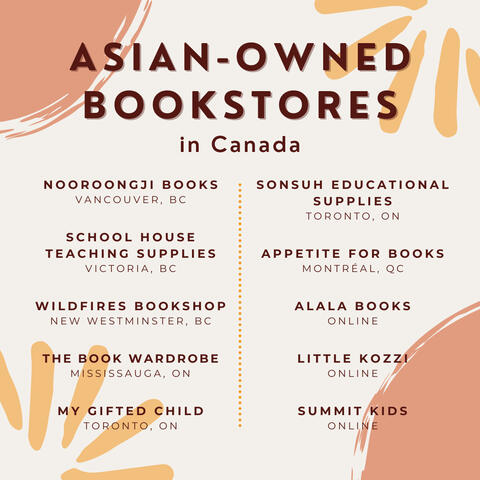 Asian-owned Bookstores in Canada