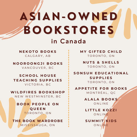 Asian-owned Bookstores in Canada